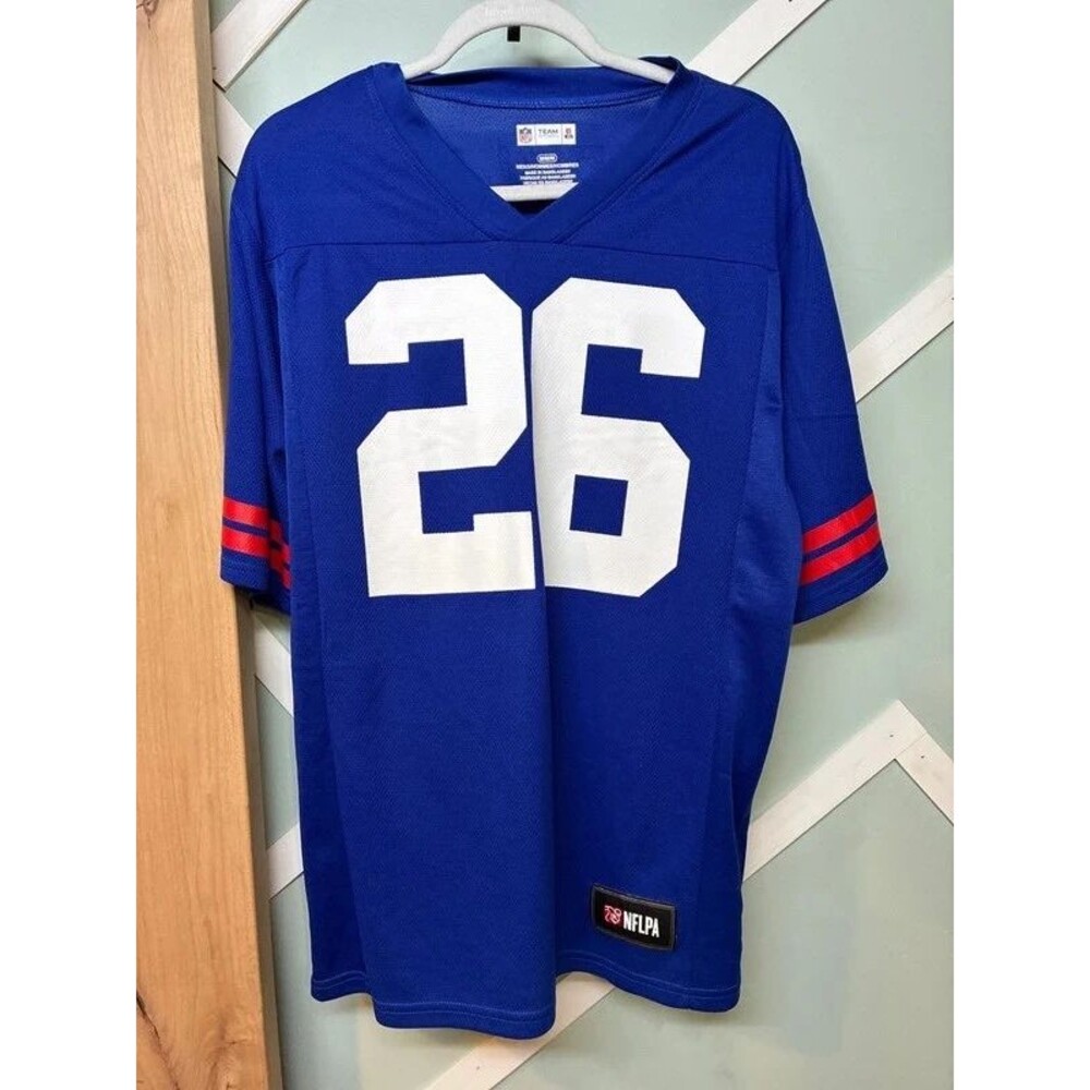 Men’s NY Giants Jersey 26 Barkley NFL Football size Medium